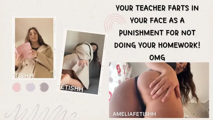 TEACHER FARTS ON YOUR FACE BECAUSE YOU DIDNT DO YOUR HOMEWORK