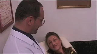 the doctor makes me suck his cock and slam it in my ass