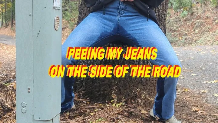 Wetting my jeans on the side of the road