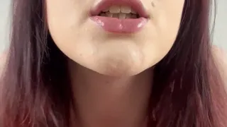 Watch your wife get fucked close up of my face with dirty talk