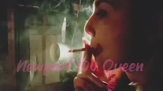 Newport 100 Queen double pumping her cork filter in slow motion with amazing video editing