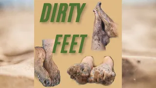 dirty muddy feet