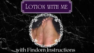 Lotion With Me + Findom Instructions