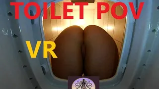 [VR] Unaware Giantess Farts on you in the toilet